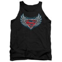 Superman Steel Wings Logo Tank Top