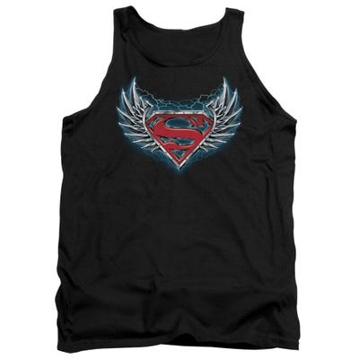 Superman Steel Wings Logo Tank Top