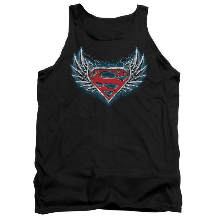 Superman Steel Wings Logo Tank Top