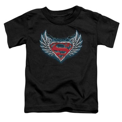 Superman Steel Wings Logo Toddler T-Shirt