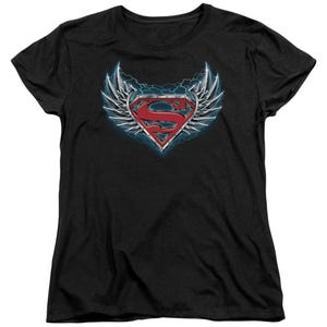 Superman Steel Wings Logo Women's T-Shirt