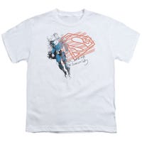 Superman Super American Flag Kids T-Shirt