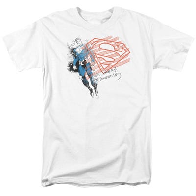 Superman Super American Flag T-Shirt