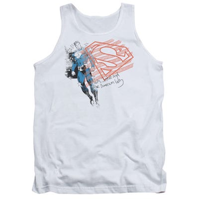 Superman Super American Flag Tank Top