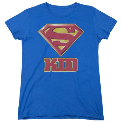 Superman Super Kid Womens T-Shirt
