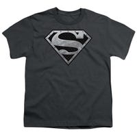 Superman Super Metallic Shield Kids T-Shirt