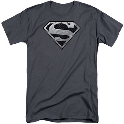 Superman Super Metallic Shield Tall T-Shirt