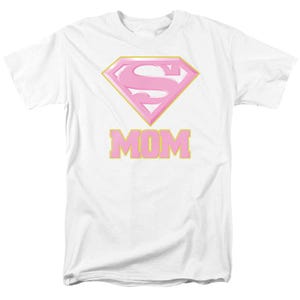 Superman Super Mom Pink T-Shirt