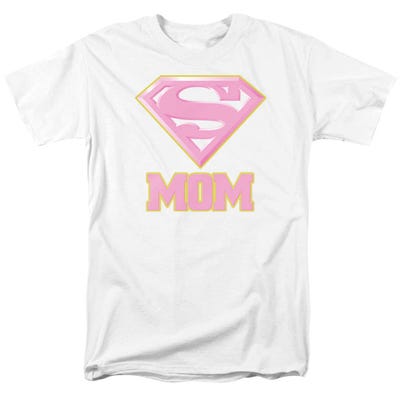 Superman Super Mom Pink T-Shirt