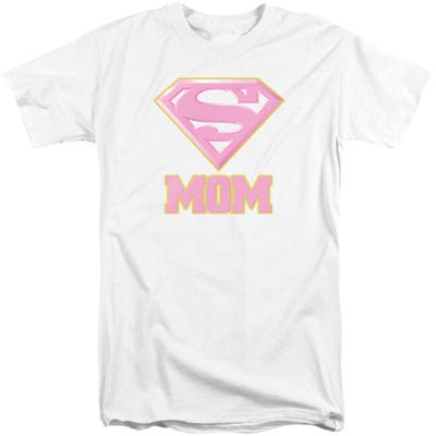 Superman Super Mom Pink Tall T-Shirt