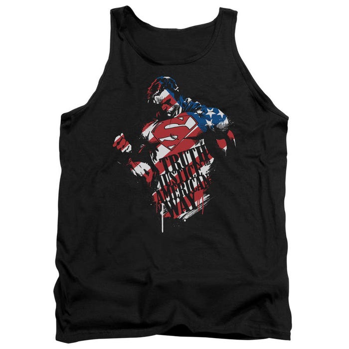 Superman The American Way Tank Top