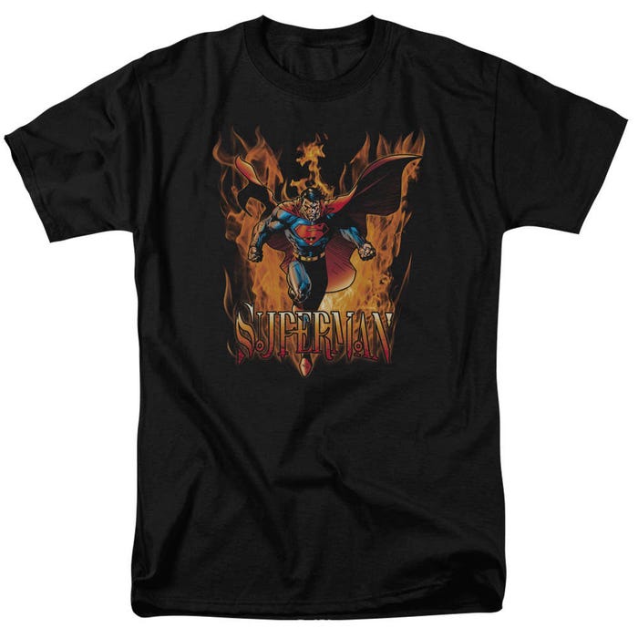 Superman Through The Fire T-Shirt