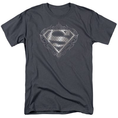 Superman Tribal Steel Logo T-Shirt