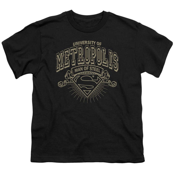 Superman University Of Metropolis Kids T-Shirt