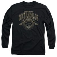 Superman University Of Metropolis Long Sleeve Shirt