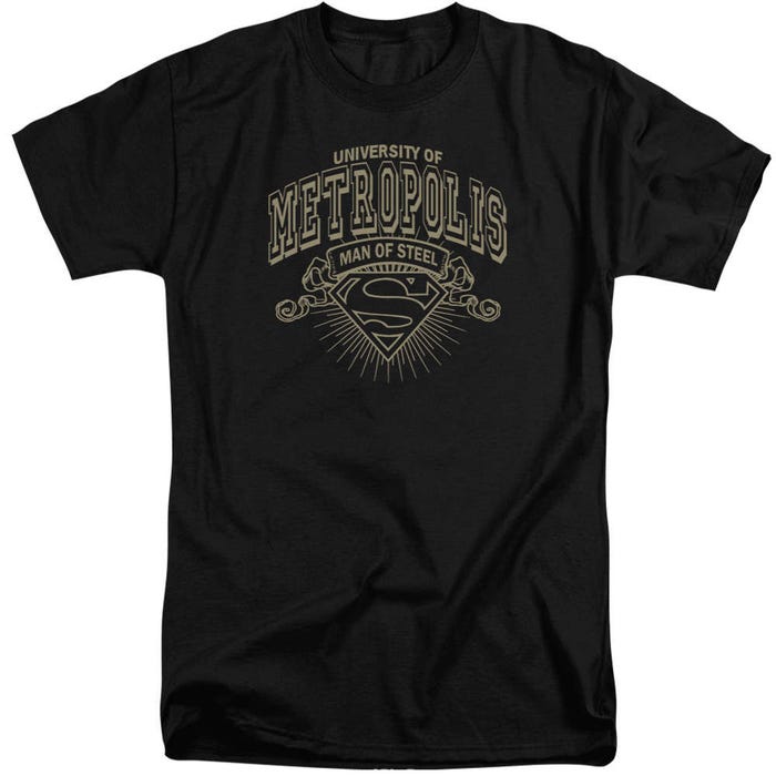 Superman University Of Metropolis Tall T-Shirt