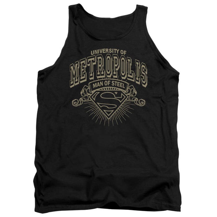Superman University Of Metropolis Tank Top
