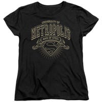 Superman University Of Metropolis Womens T-Shirt