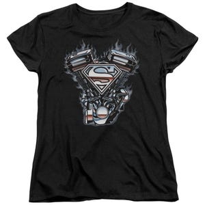 Superman V Twin Logo Women's T-Shirt