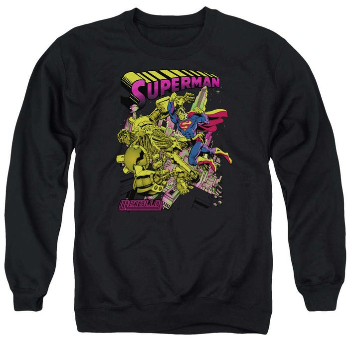 Superman Versus Metallo Blacklight Sweatshirt