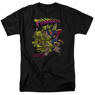 Superman Versus Metallo Blacklight T-Shirt