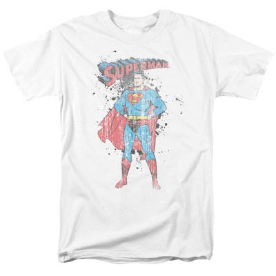 Superman Vintage Ink Splatter T-Shirt