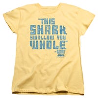 Swallow You Whole Jaws Womens T-Shirt