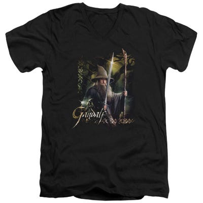 Swords And Staff The Hobbit V-Neck T-Shirt