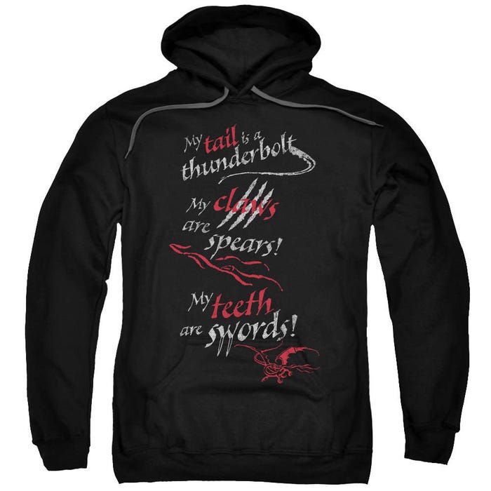 Tail Claws Teeth The Hobbit Hoodie