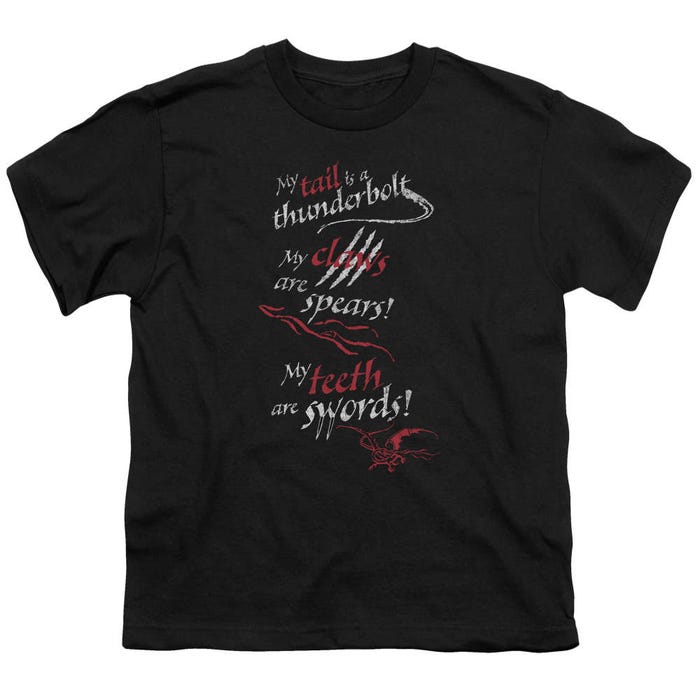 Tail Claws Teeth The Hobbit Kids T-Shirt