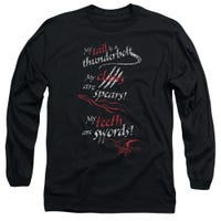 Tail Claws Teeth The Hobbit Long Sleeve Shirt