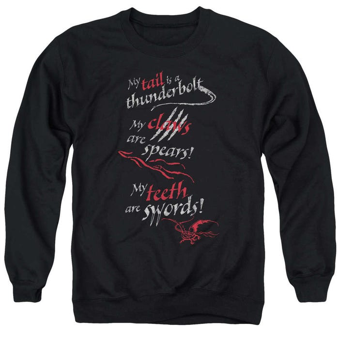 Tail Claws Teeth The Hobbit Sweatshirt