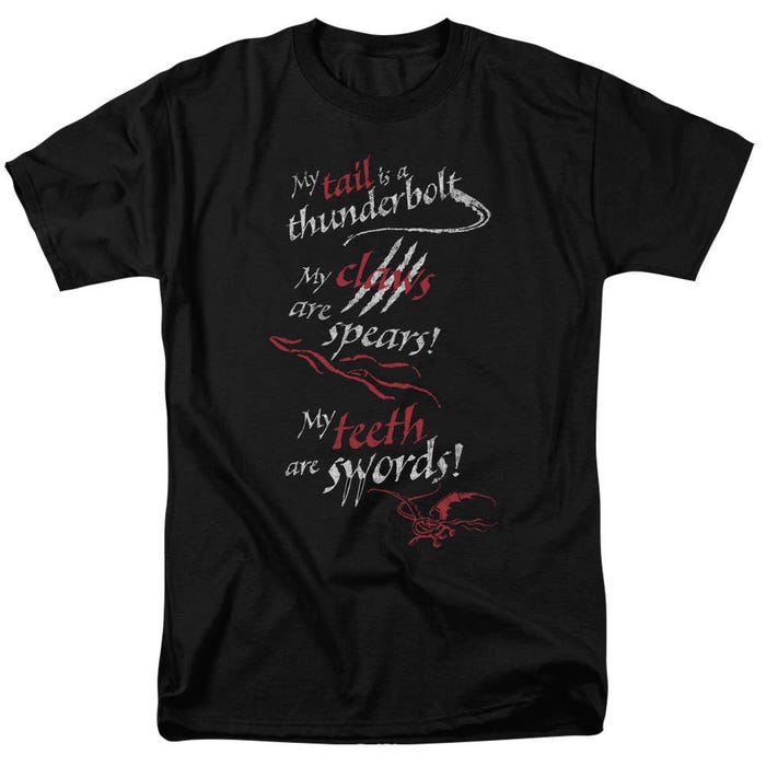Tail Claws Teeth The Hobbit T-Shirt