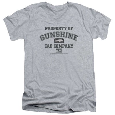 Taxi Property Of Sunshine Cab V-Neck T-Shirt