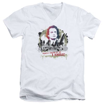 Taxi Smiling Jim V-Neck T-Shirt