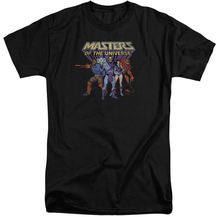 Team of Villains Masters of the Universe Group Tall T-Shirt