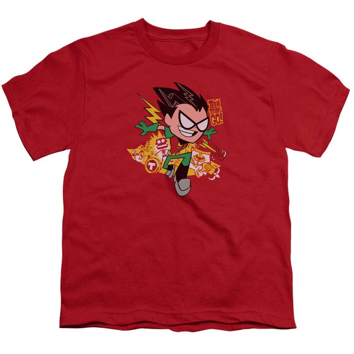 Teen Titans Go Robin in Action Kids T-Shirt