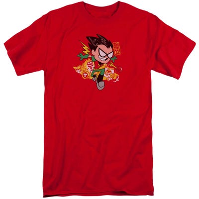 Teen Titans Go Robin in Action Tall T-Shirt