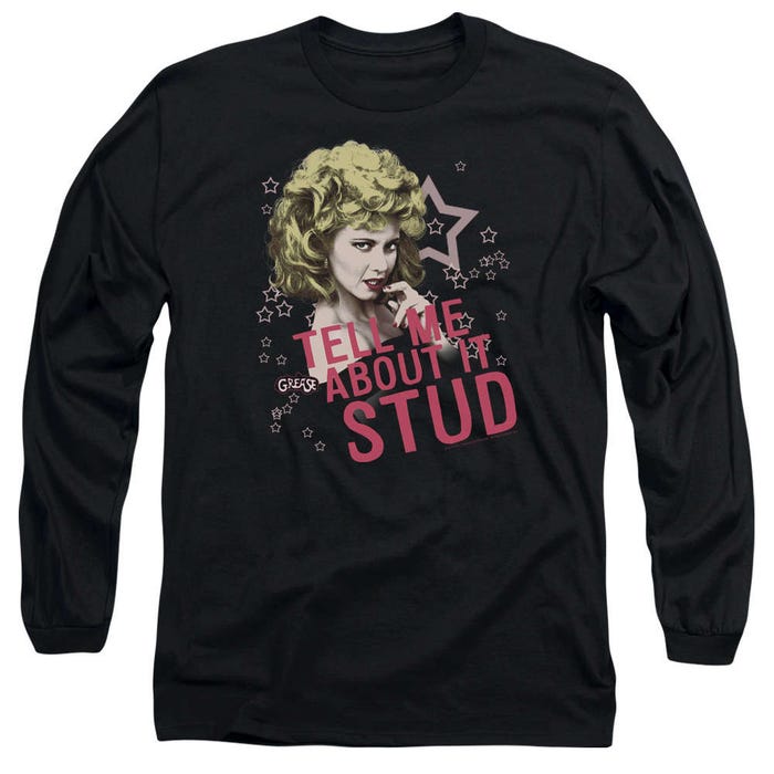 Tell Me about It Stud Grease Long Sleeve Shirt