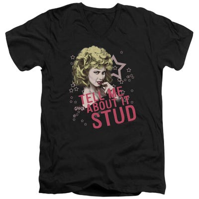 Tell Me about It Stud Grease V-Neck T-Shirt