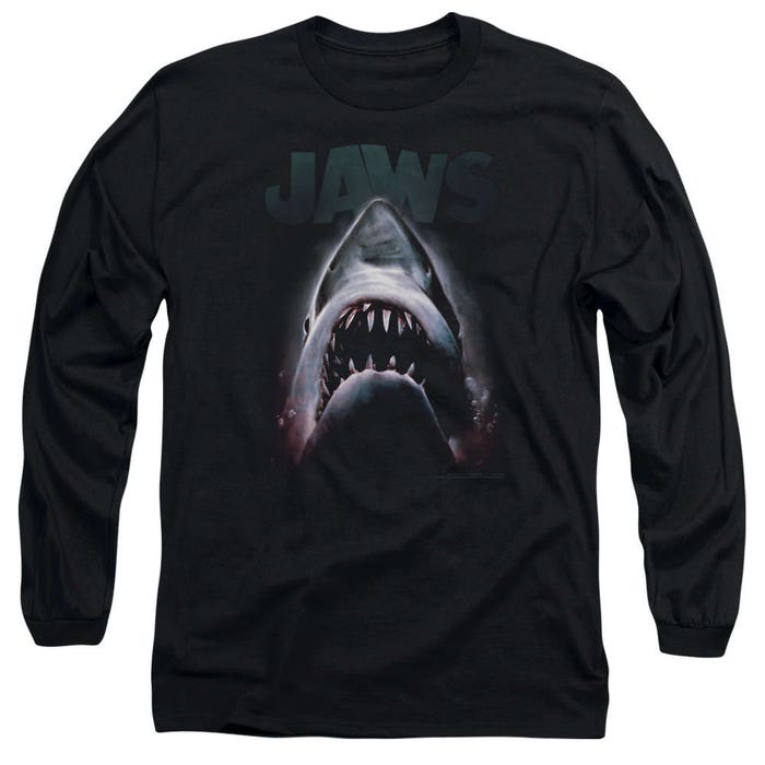 Terror In The Deep Jaws Long Sleeve Shirt