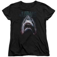 Terror In The Deep Jaws Womens T-Shirt