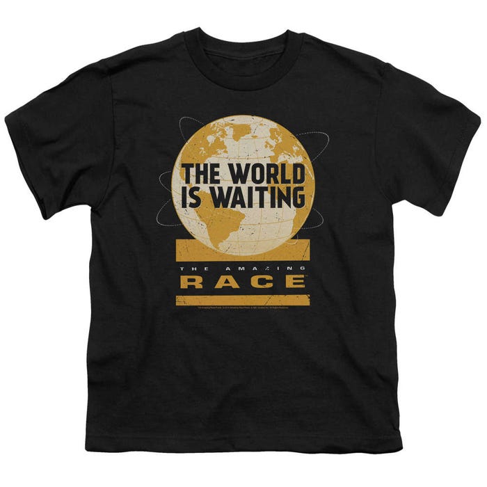 The Amazing Race Waiting World Kids T-Shirt