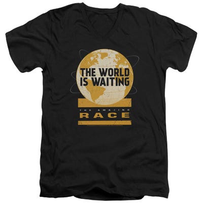 The Amazing Race Waiting World V-Neck T-Shirt