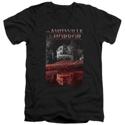 The Amityville Horror House Cold Blood Photo V-Neck T-Shirt