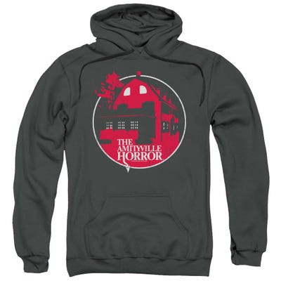 The Amityville Horror Red House Circle Logo Hoodie