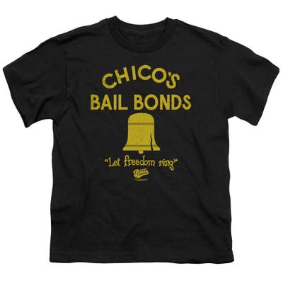The Bad News Bears Chico's Bail Bonds Let Freedom Ring Kids T-Shirt