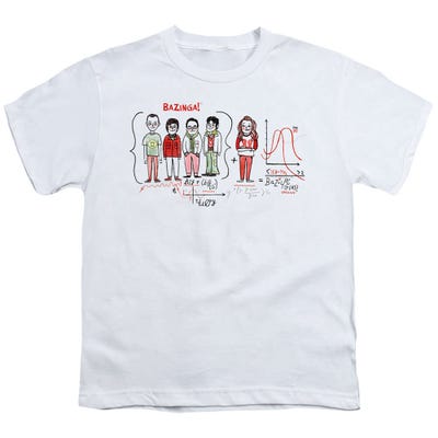 The Big Bang Theory Bazinga Equation Kids T-Shirt