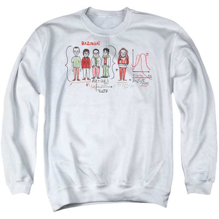 The Big Bang Theory Bazinga Equation Sweatshirt