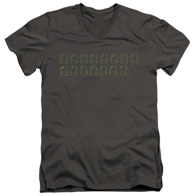 The Big Bang Theory Intranet Machine V-Neck T-Shirt